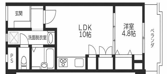 東海文京マンションの間取り