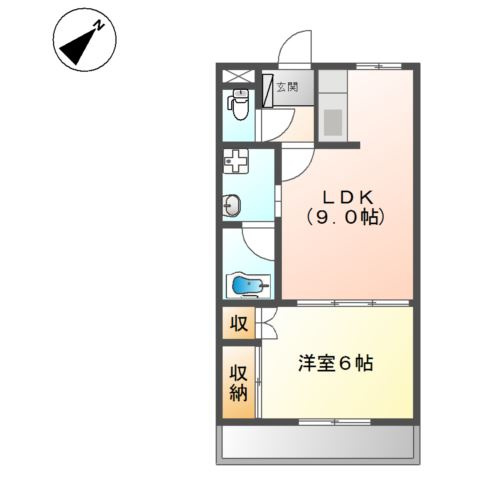 コンフォーレ・ミカサの間取り