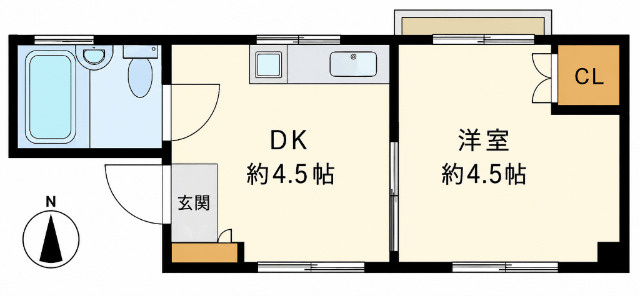 熊谷ビルの間取り
