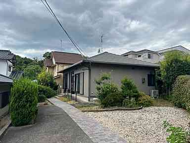 廿日市市宮島口上1丁目の外観|セキスイハイム施工の平屋住宅☆約82坪の広々敷地に駐車4～5台可能◎