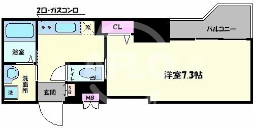 レジデンス心斎橋の間取り|レジデンス心斎橋　間取り