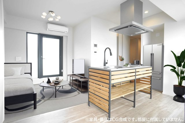 プライムメゾン亀戸の洋室|※家具・備品はCG合成です。部屋に付属していません。