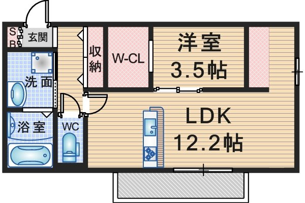 アルブルコートの間取り