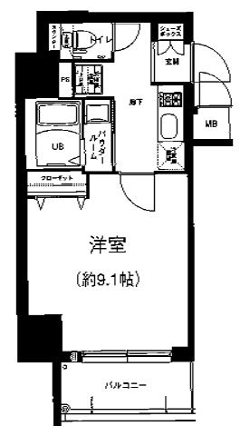 MSR梅田EASTの間取り