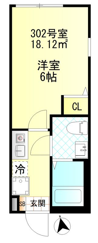 スターリング府中の間取り