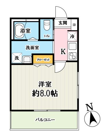 キャメル南流山9Bの間取り