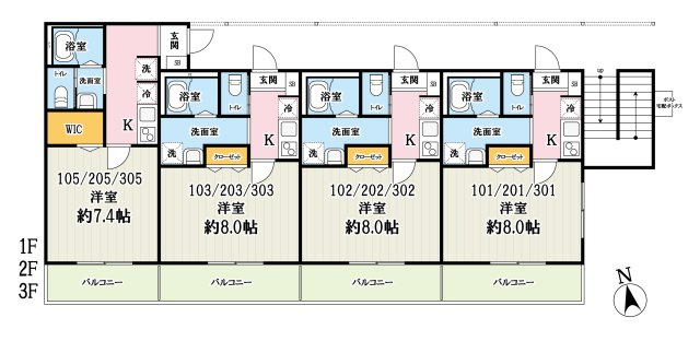 キャメル南流山9Bの間取り
