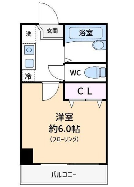 ＪＣ　ＥＡＳＴ　２５２４の間取り