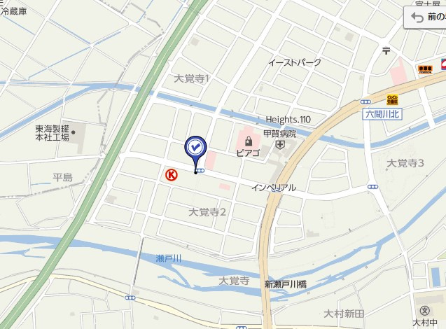 オールグランデ の地図