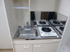 中野区沼袋２丁目の賃貸マンションのキッチン