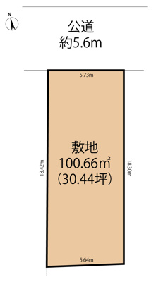 【区画図】 | 売土地　明石市大蔵町