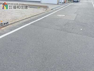 【前面道路含む現地写真】 | 売土地　明石市大蔵町