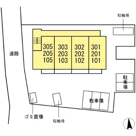 ｏｉｋｏｓⅡの駐車場