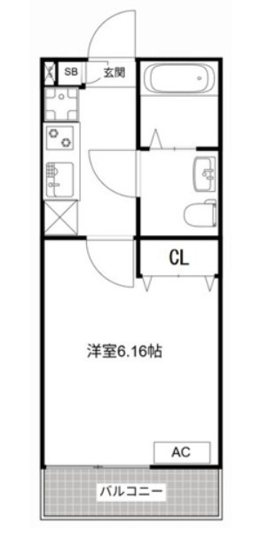 ガルネリ尾久の間取り