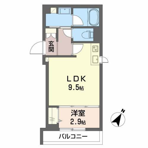 シャーメゾン日赤通りの間取り|シャーメゾン日赤通り ＊＊ A0401号-16