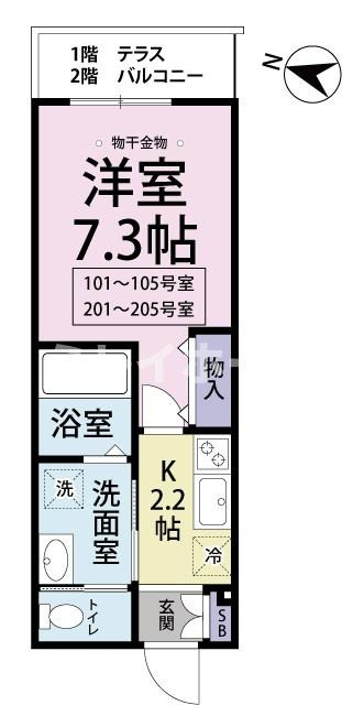 クラスカの間取り