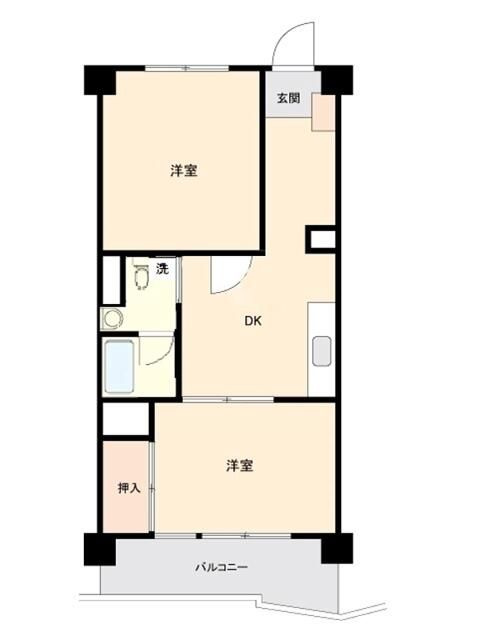 四谷コーエイマンションの間取り|間取りです。