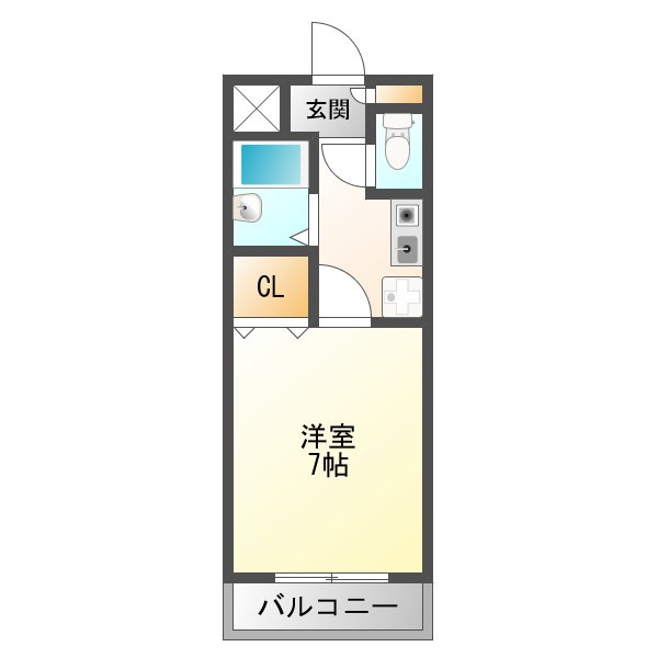 カーサグランテ竹島の間取り