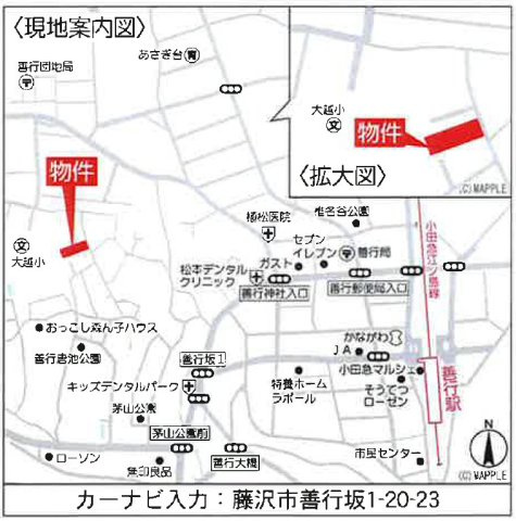 【地図】 | 一棟売りアパート　シンフォニアＡ棟