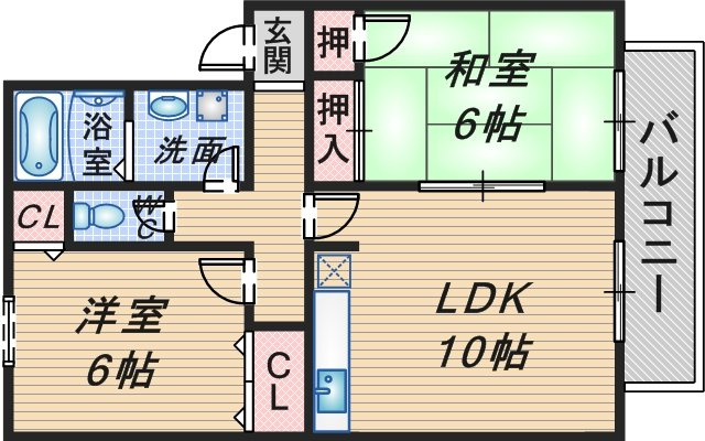 モンテビューの間取り