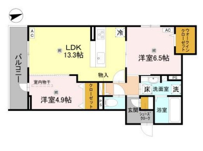 【間取り】 | グランデール鳳