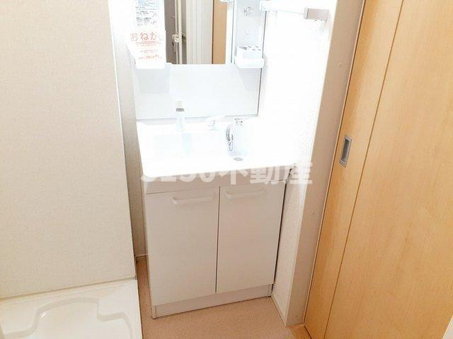 プラシードの洗面所|広い洗面スペース