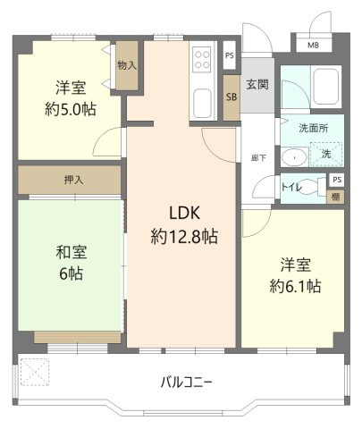 サンパーク東別院の間取り