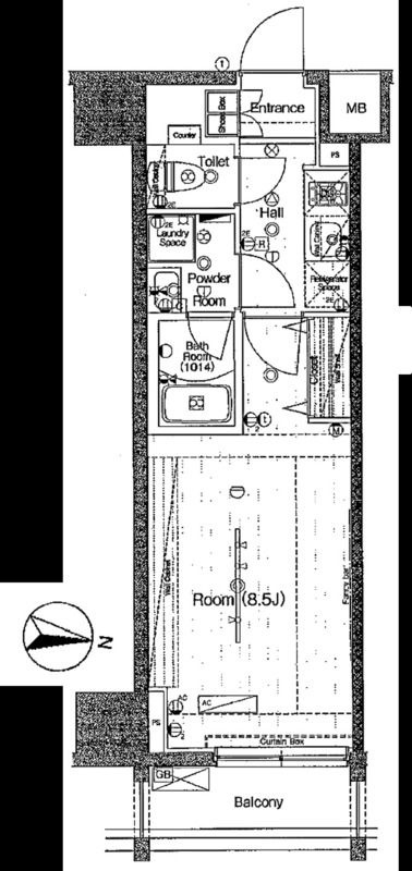 ブライズ方南町の間取り