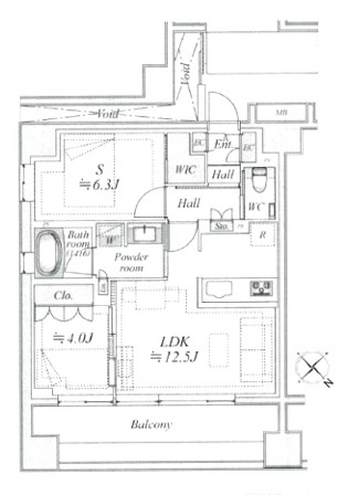 【間取り】 | イニシア築地レジデンス