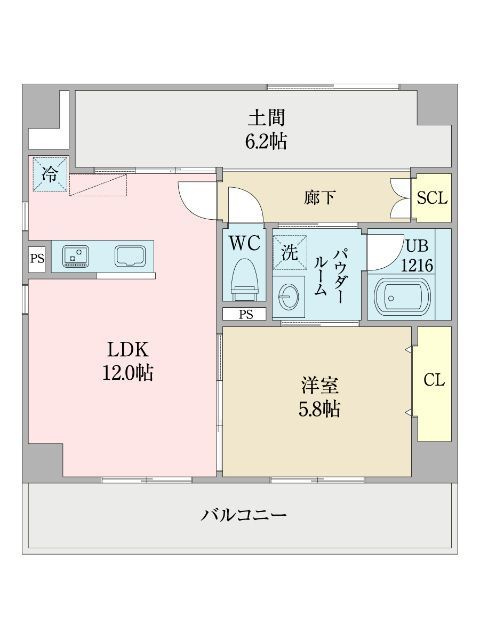 グランレジデンス大橋の間取り