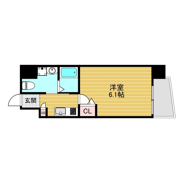 Live Casa上新庄の間取り