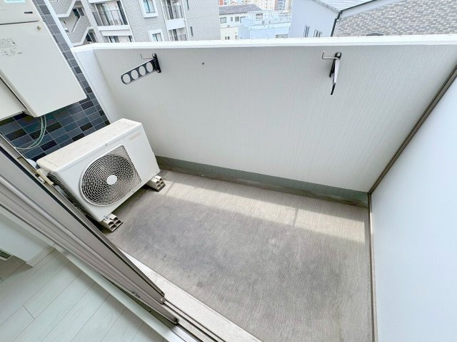 Live Casa上新庄のバルコニー