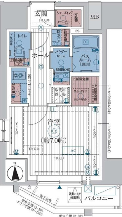 ESTEM COURT KAMEIDO TOKYO EASTの間取り