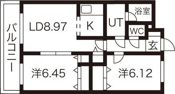 ルージュポミエ(rouge pommier)の間取り