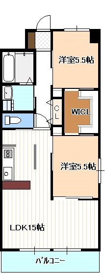 ルクールの間取り