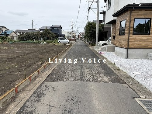 【仲介手数料０円】綾瀬市深谷南1期　新築一戸建て　1号棟の前面道路含む現地写真|綾瀬市深谷南1期　新築一戸建て　1号棟
