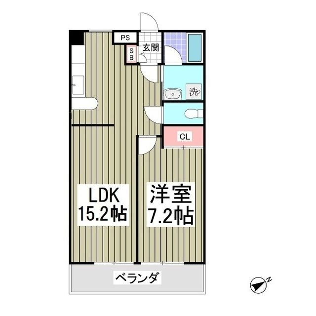ファーストヒルズⅡの間取り