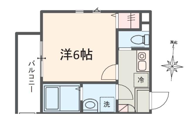 MELDIA南浦和Ⅱの間取り