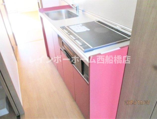 オークス夏見台の独立洗面台