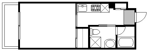 HouseK　駅近　独立洗面台　陽当たり良好　オートロックの間取り