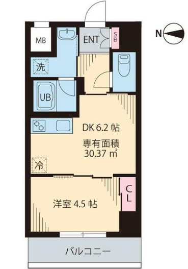 FARFALLAの間取り
