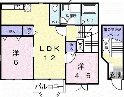 サウス・ウィンド　Ⅰの間取り