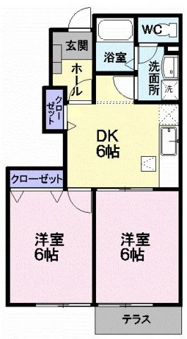 メゾンパラディの間取り