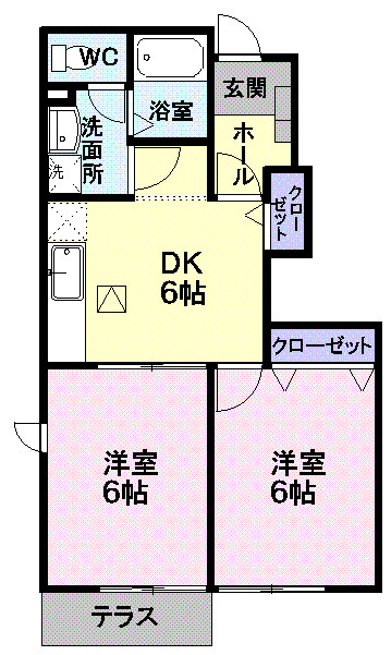 メゾンパラディの間取り