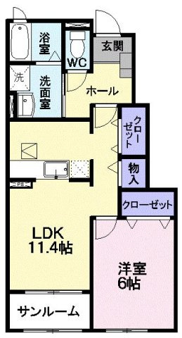 ジラソーレの間取り