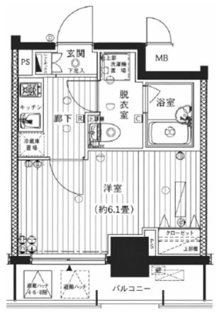 プレール・ドゥーク本所吾妻橋の間取り|間取りです。