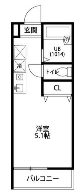 エザンス稲田堤の間取り