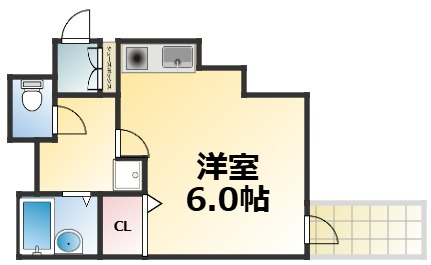 【間取り】 | SENSE COURT森ノ宮　仲介手数料無料