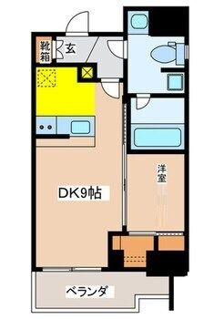 ステージファースト蔵前Ⅱアジールコートの間取り|間取りです。