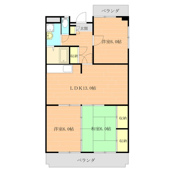 パールハイムの間取り